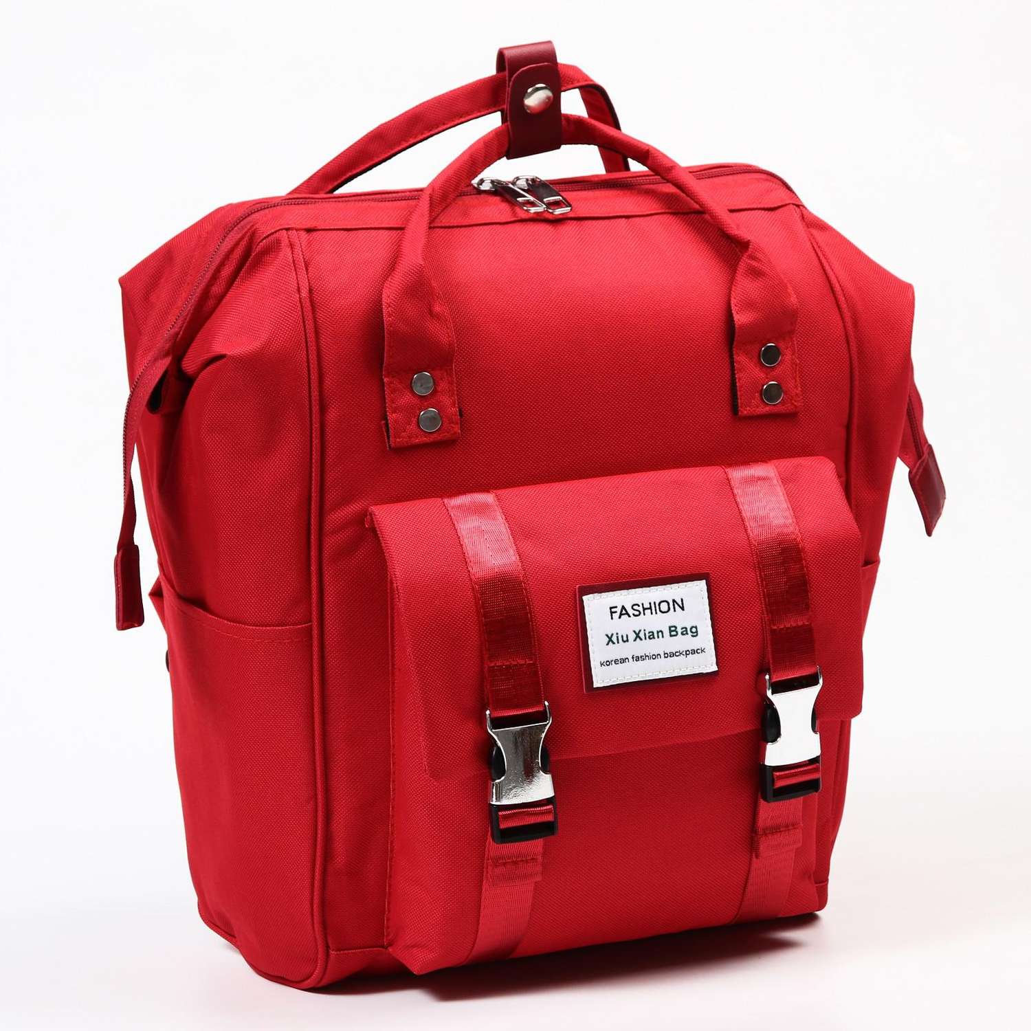 Сумка-рюкзак Sima-Land для хранения вещей малыша цвет красный - фото 1
