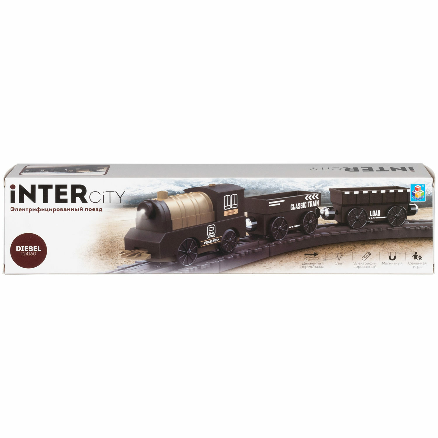 Игровой набор 1TOY InterCity Diesel Транспортёр Т24160 - фото 10