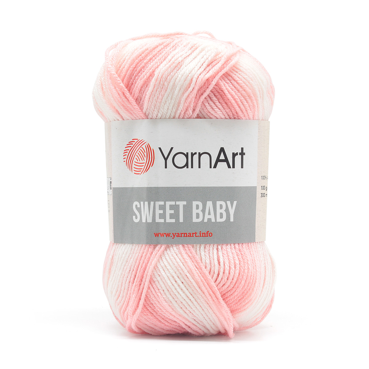 Пряжа для вязания YarnArt Sweet Baby 100 гр 300 м акрил тонкая детская 5 мотков цвет 914 - фото 2