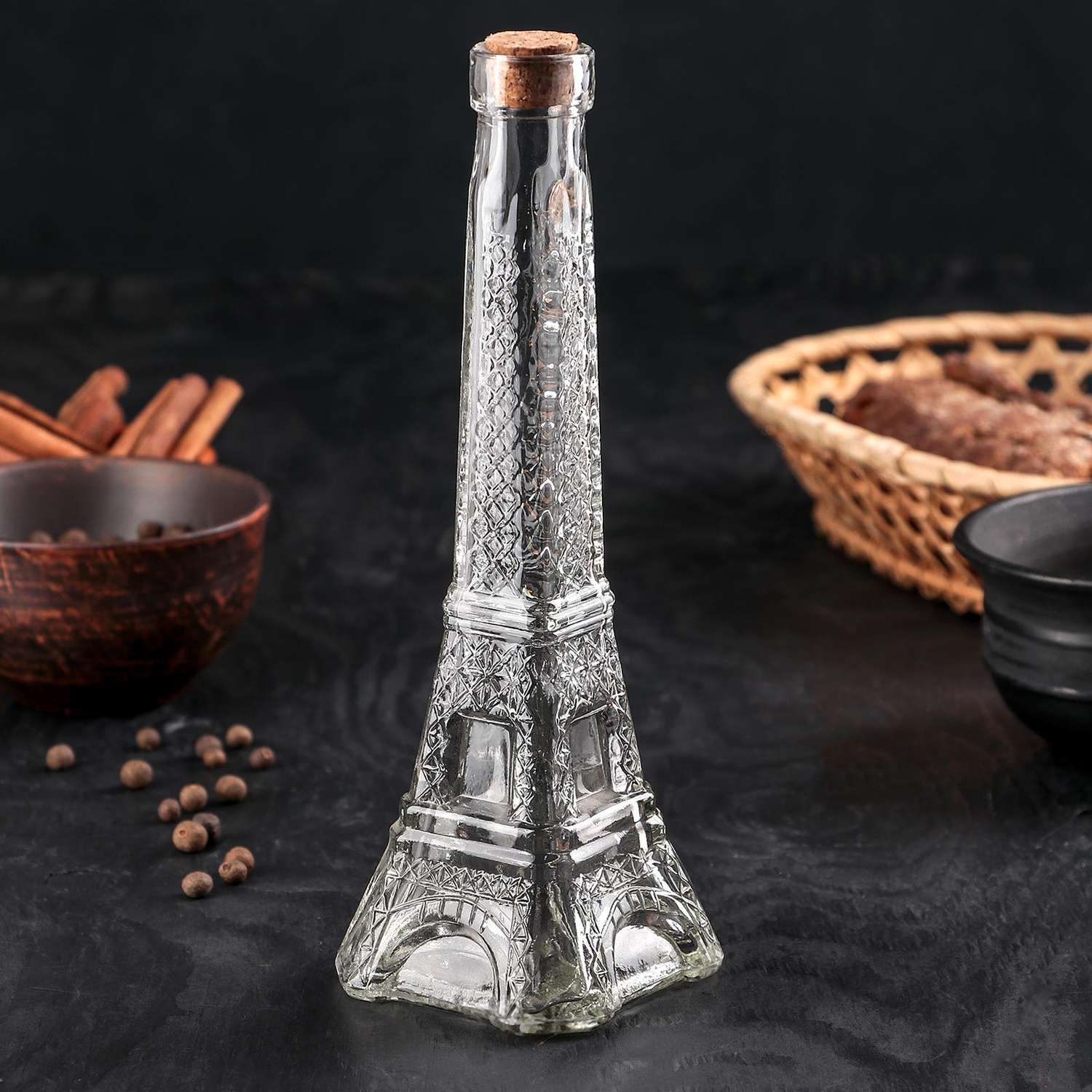 Бутыль Sima-Land стеклянная для соусов и масла «Париж» 200 мл h=24 см - фото 1