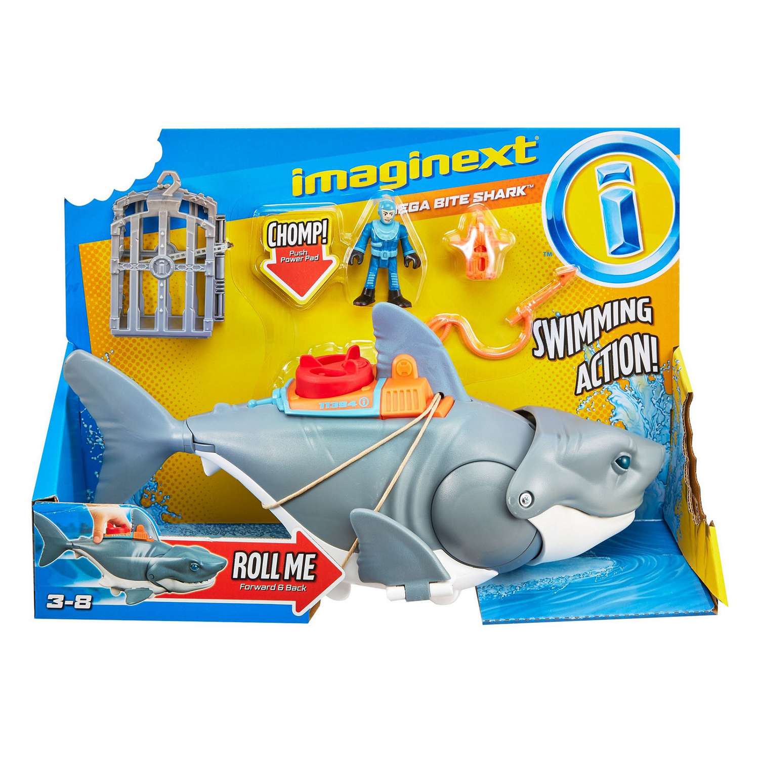 Набор игровой IMAGINEXT Акула Мощный укус GKG77 - фото 2