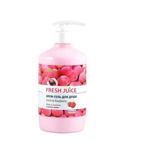 Крем-гель для душа Fresh Juice Личи и Малина 750 мл