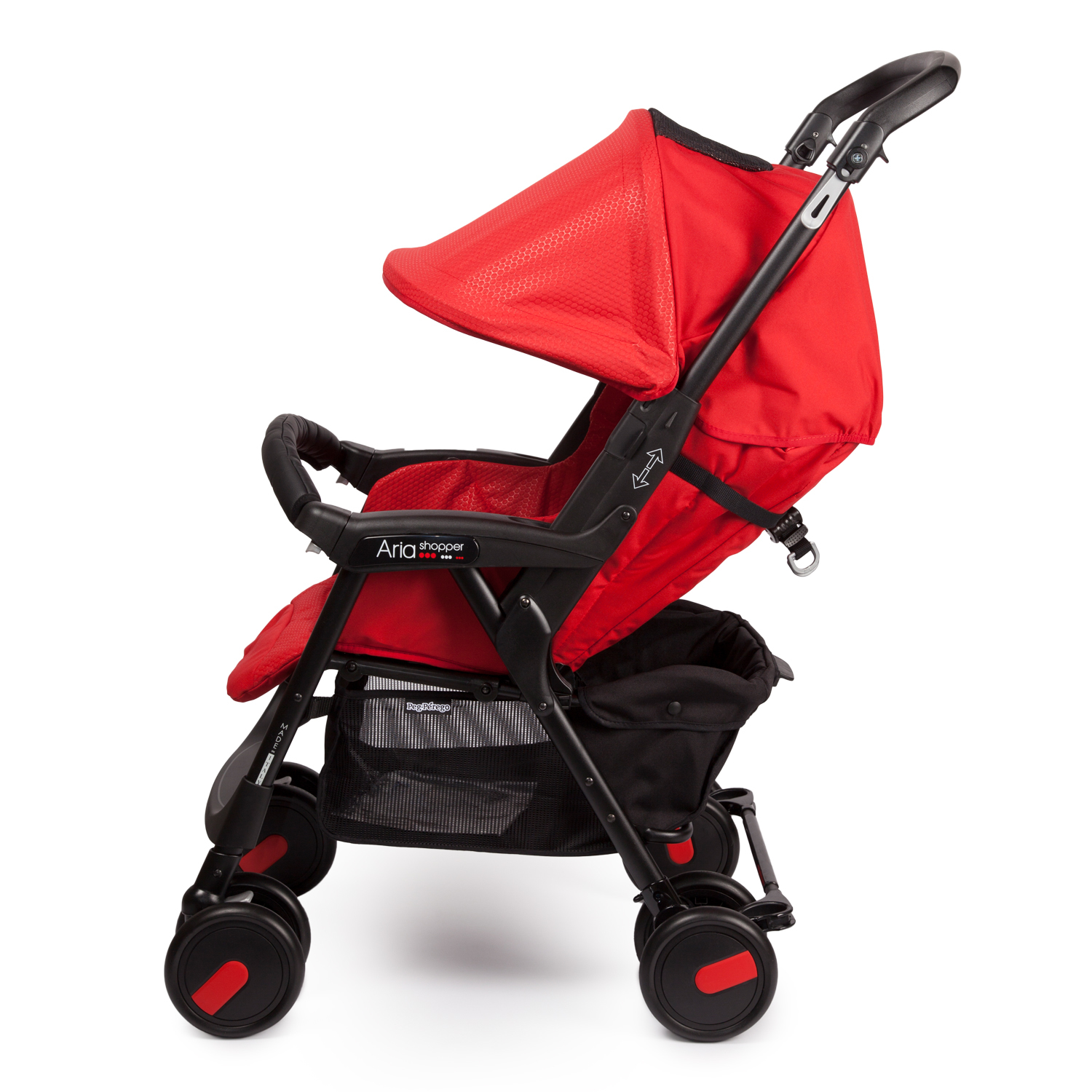 Прогулочная коляска Peg-Perego Aria Shopper Mod Red - фото 3