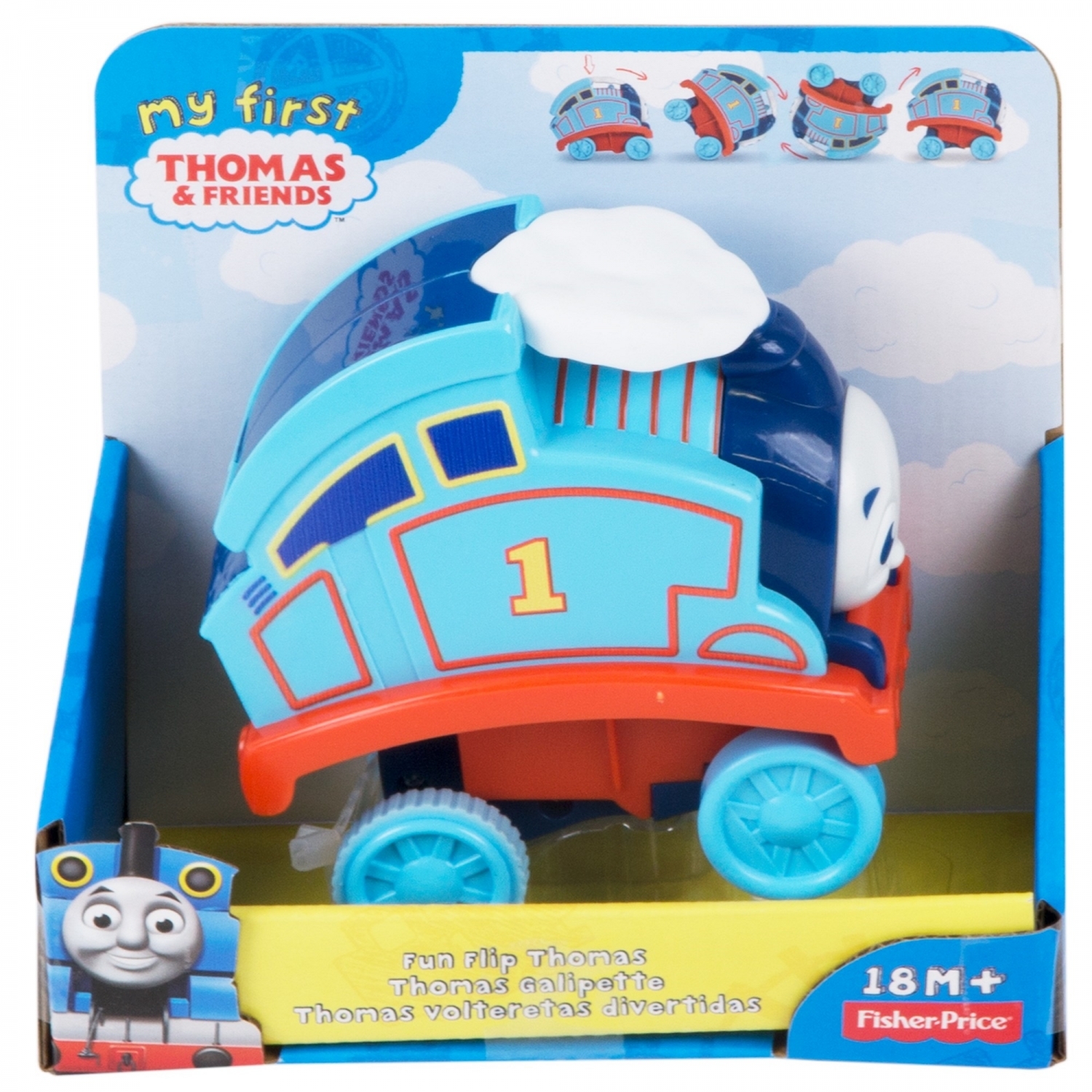 Паровозик Thomas & Friends Томас переворачивающийся DTP10 - фото 4