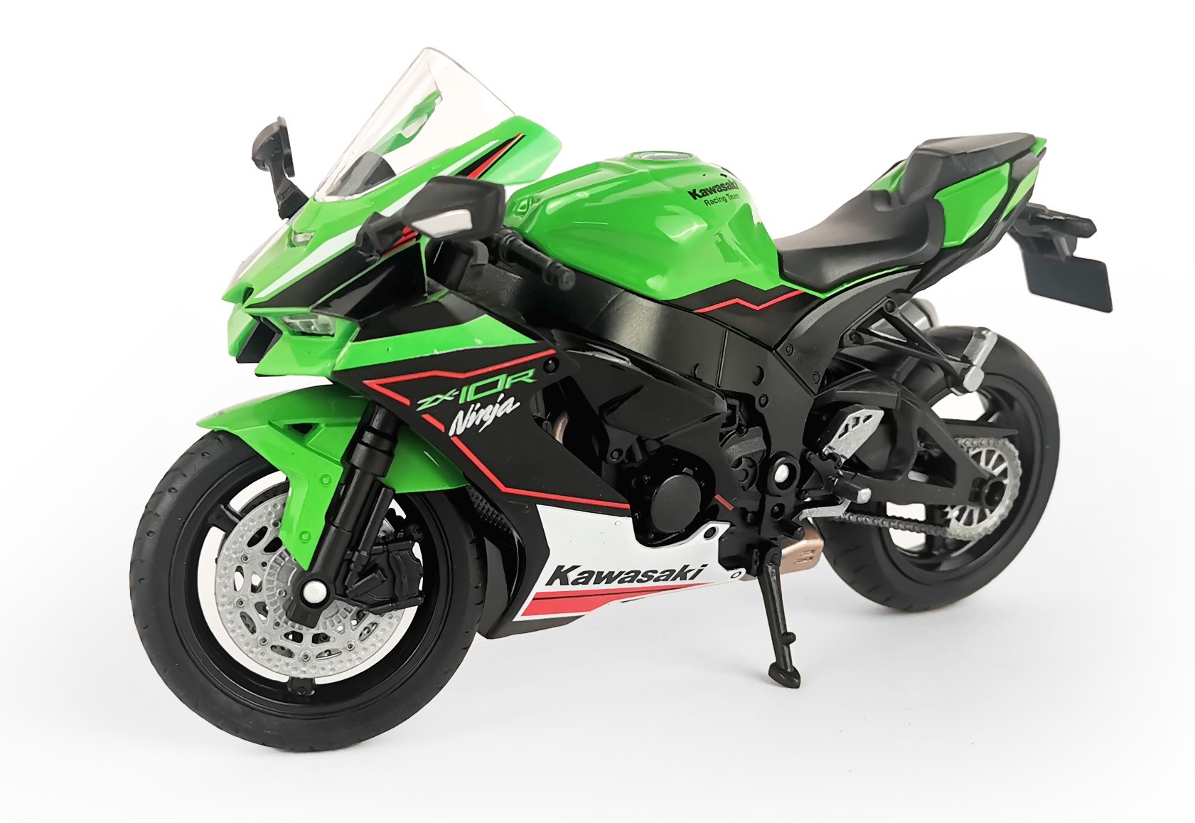 Мотоцикл Welly 1:12 Kawasaki Ninja ZX-10R зеленый купить по цене 2399 ₽ в  интернет-магазине Детский мир