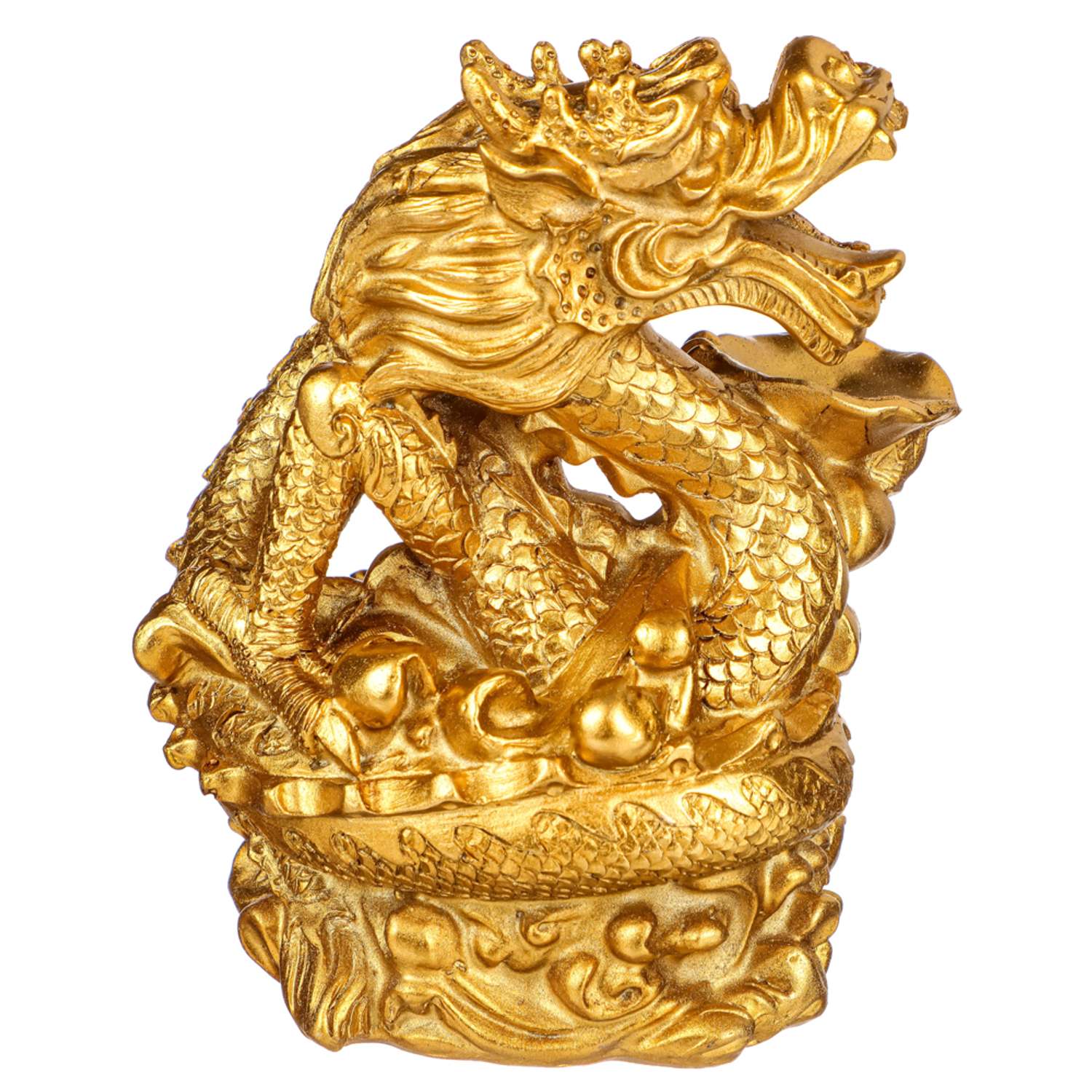 Сувенир Сноубум Китайский дракон с эффектом состаренная бронза - фото 3