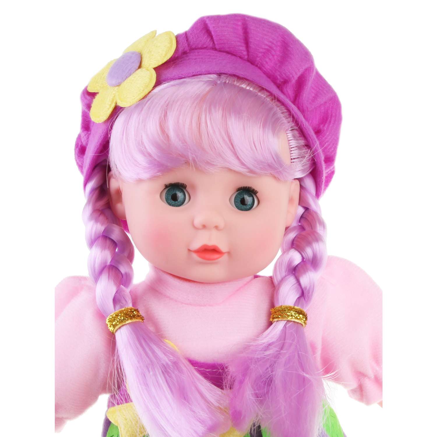 Кукла для девочки Наша Игрушка мягконабивная 30 см русская озвучка 613486 - фото 2