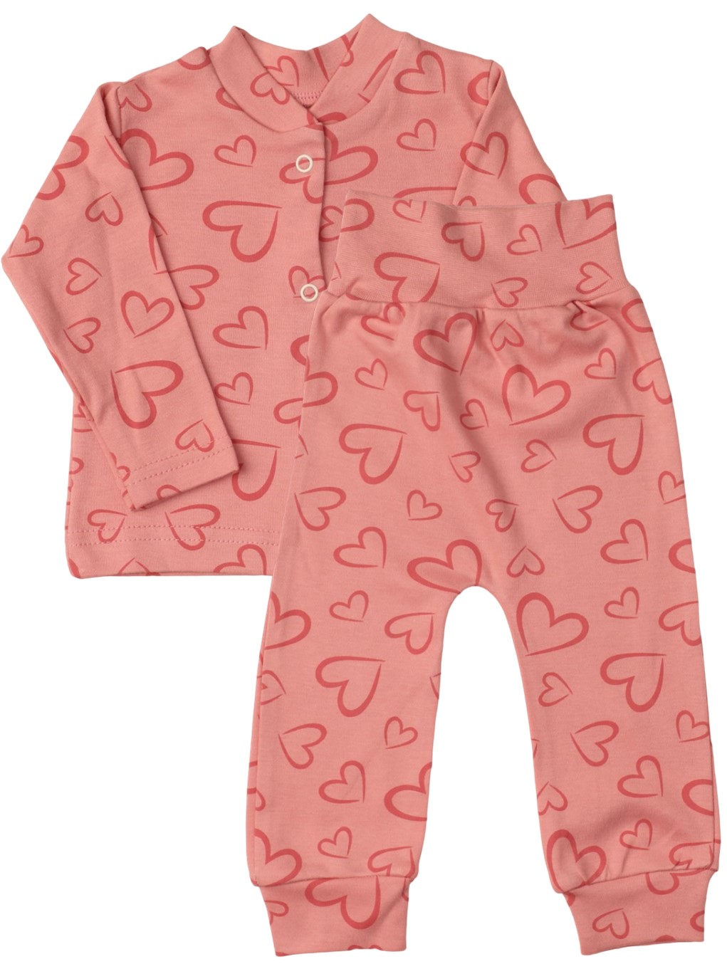 Кофточка и штанишки ReAnn Костюм детский с рисунком 1шт. REANN бордовый - фото 1