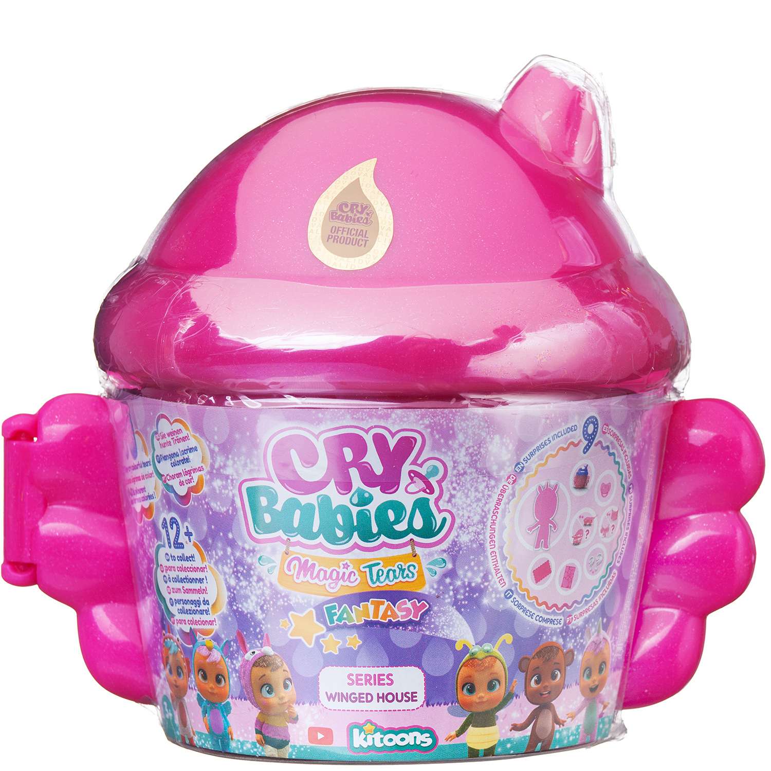 Игрушка-сюрприз IMC Toys Cry Babies Magic Tears Плачущий младенец розовый 90859/90378-P_ - фото 1