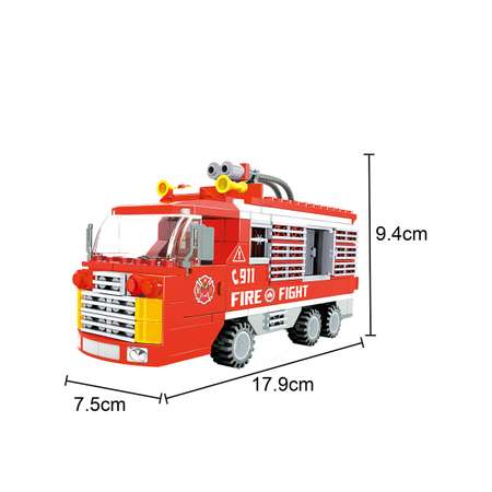 Конструктор KEYIXING Пожарная 309 деталей
