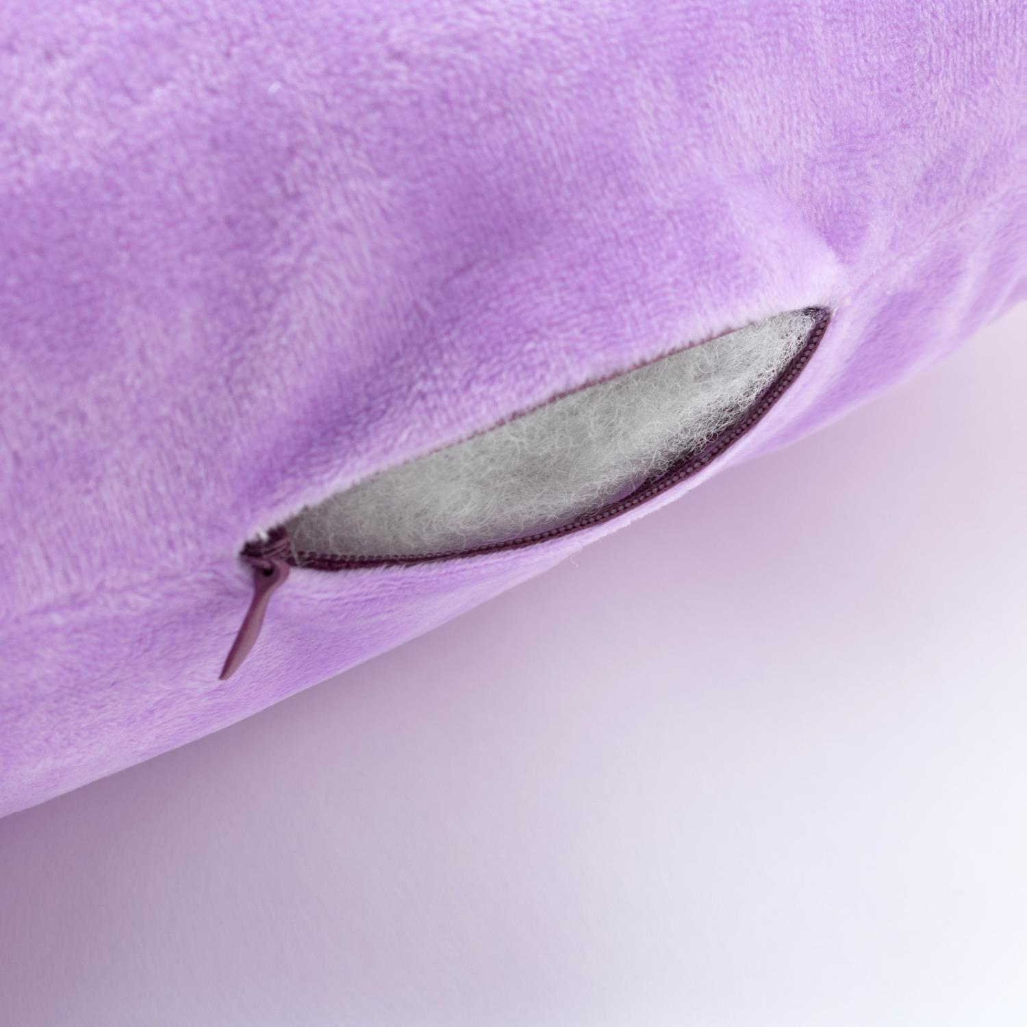 Подушка Крошка Я Кошка фиолетовая - фото 3