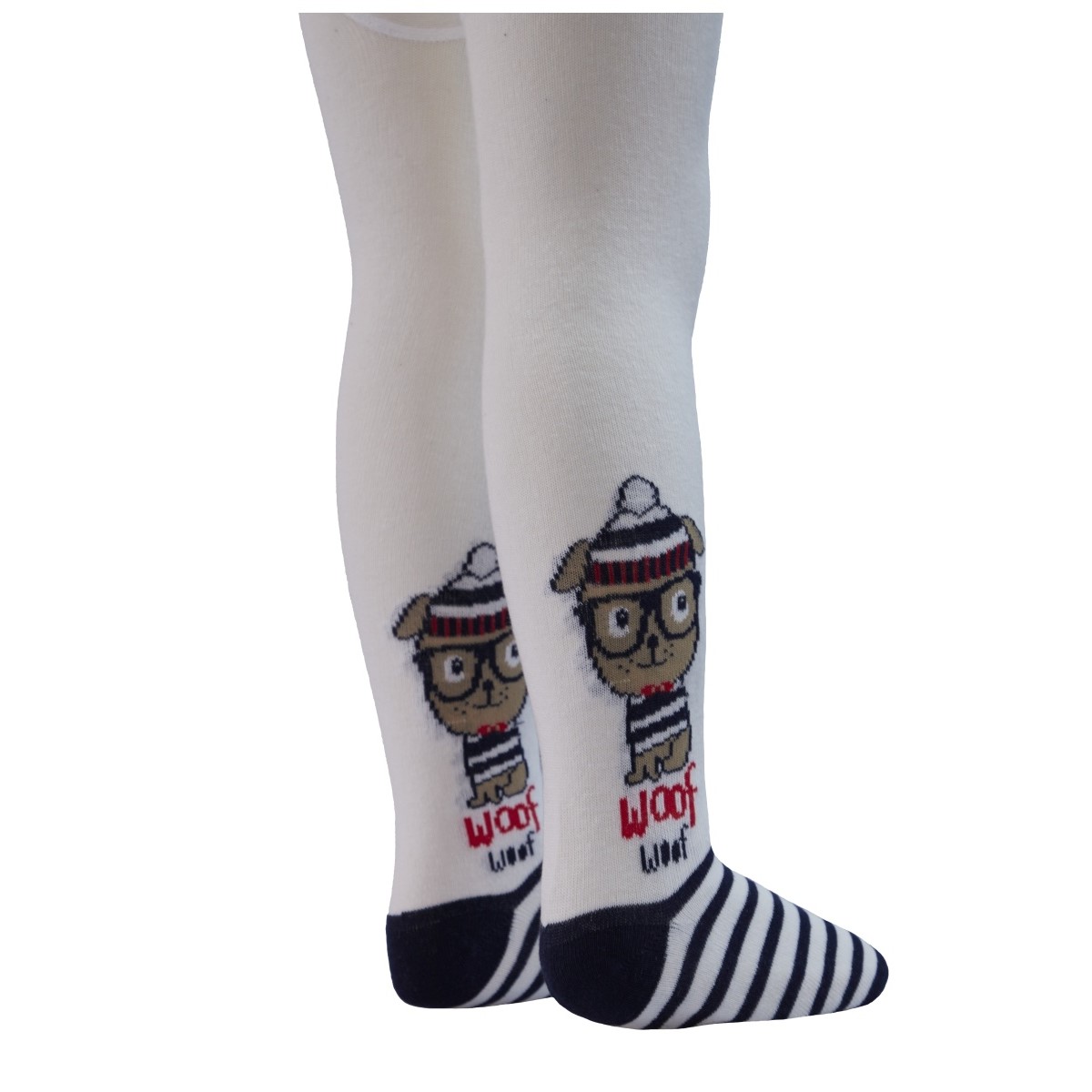 Колготки Olay Socks MBТр-91/3/меланж/молоч/птицы/пес - фото 5