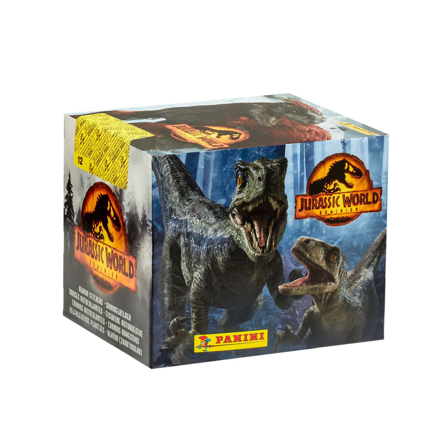 Бокс с наклейками Panini Мир Юрского периода Jurassic World Movie 50 пакетиков в боксе - фото 1