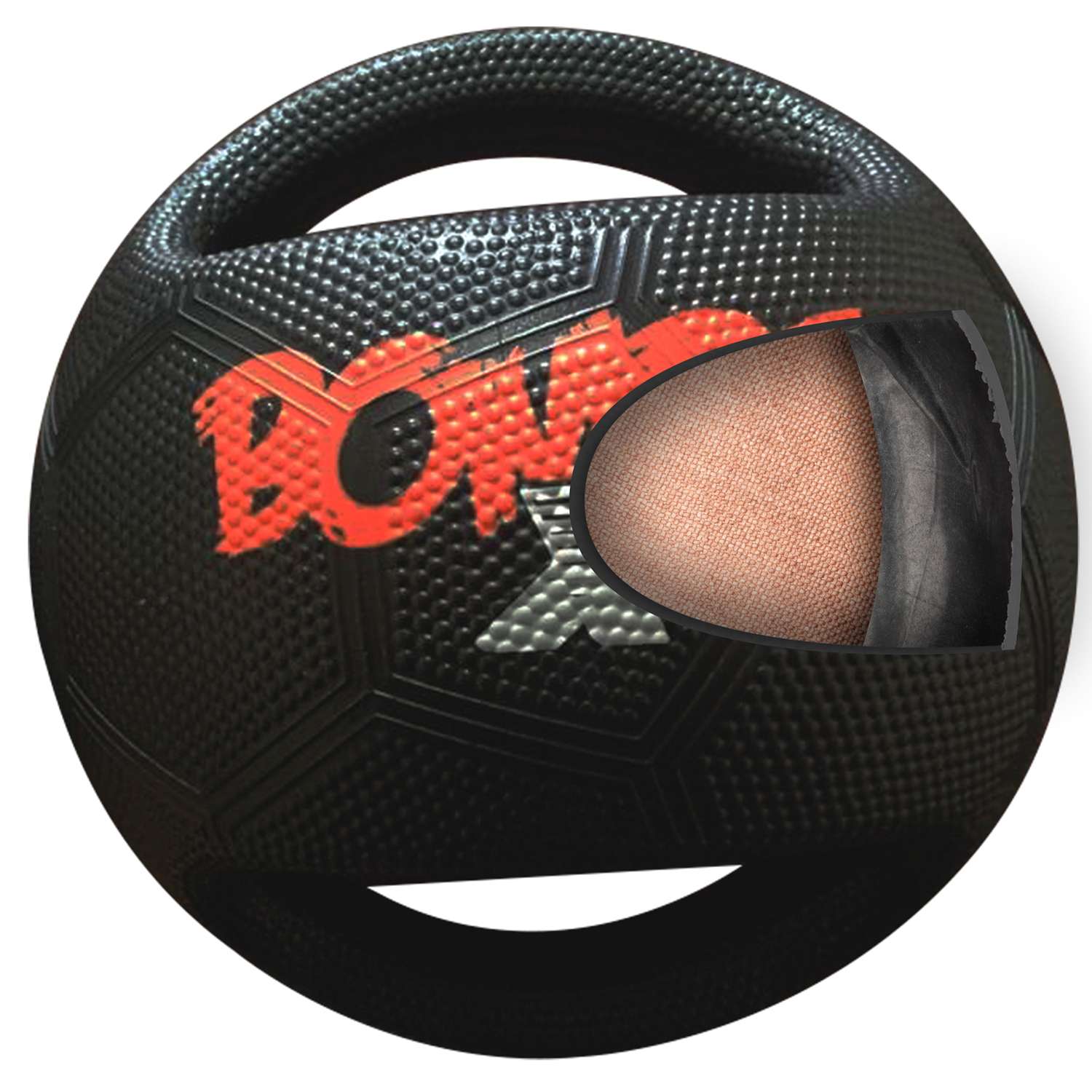 Игрушка для собак Hagen Bomber Мяч малый Черный - фото 1