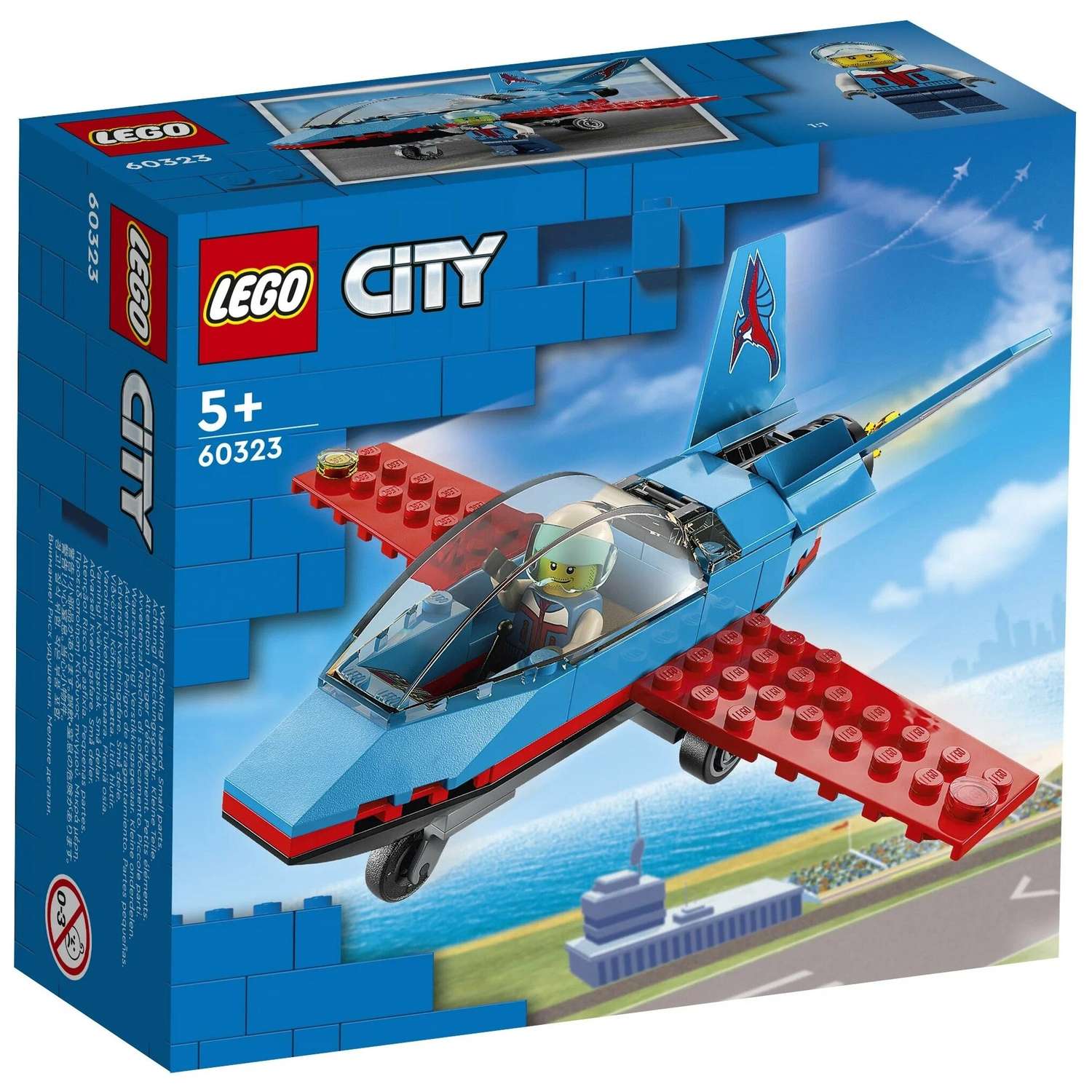Конструктор LEGO City Stunt plane Трюковый самолёт - фото 1