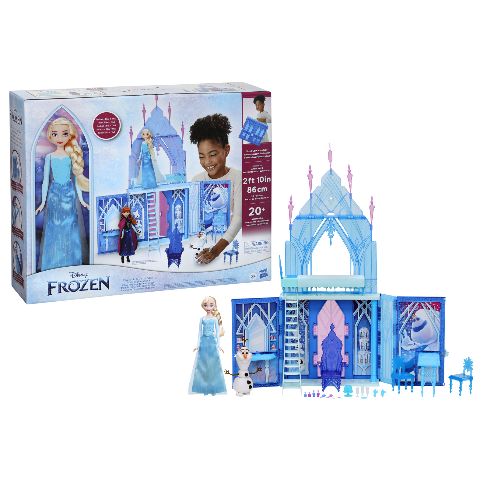 Набор игровой Disney Frozen Холодное сердце Замок с Эльзой F28285L0 купить  по цене 2999 ₽ в интернет-магазине Детский мир