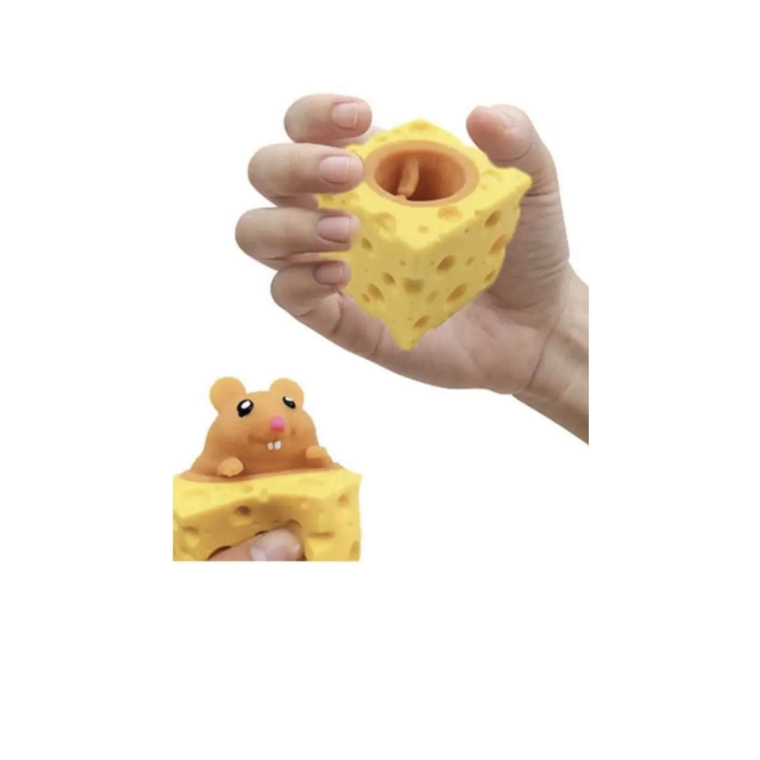 Набор мышка в сыре Эмили из двух штук цвет желтый - фото 2