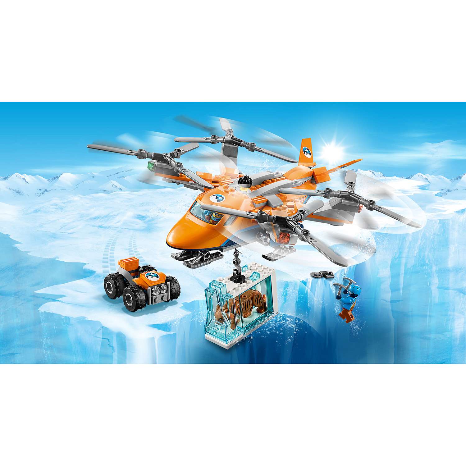 Конструктор LEGO City Arctic Expedition Арктический вертолёт 60193 - фото 4