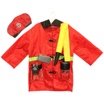 Игровой костюм Пожарный SHARKTOYS карнавальный костюм с аксессуарами от 3 до 8 лет.