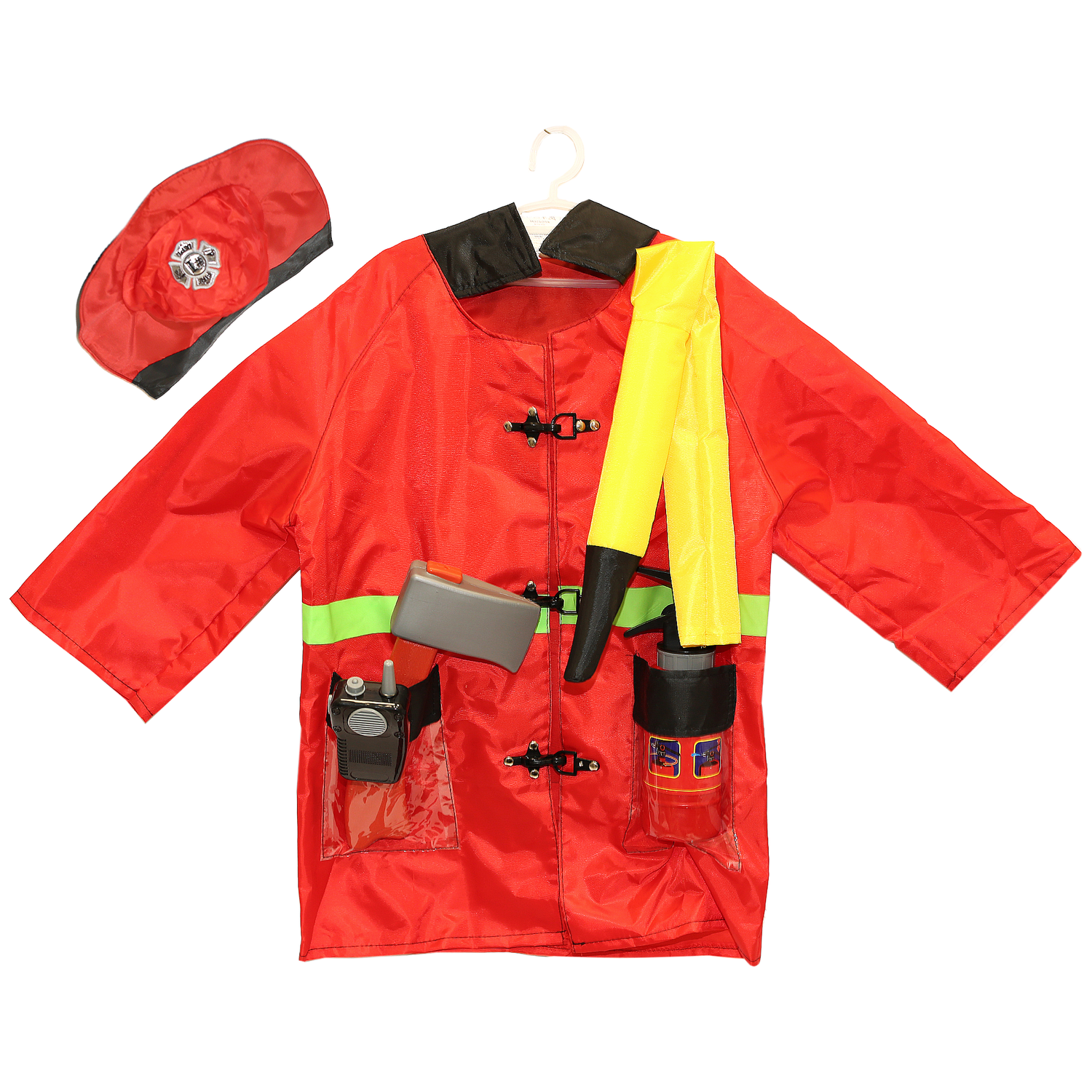 Игровой костюм Пожарный SHARKTOYS карнавальный костюм с аксессуарами от 3 до 8 лет 1000000070 - фото 1