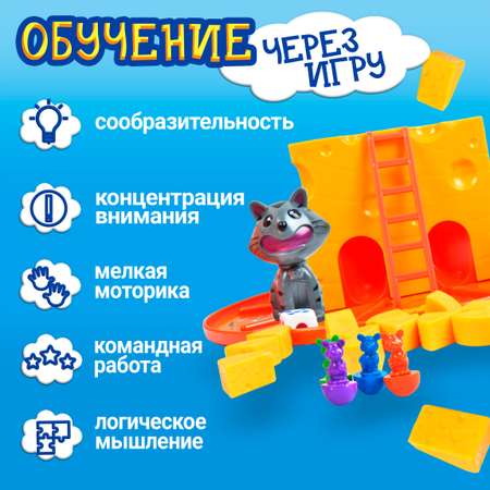 Настольная игра 1TOY Игродром Кошки-Мышки