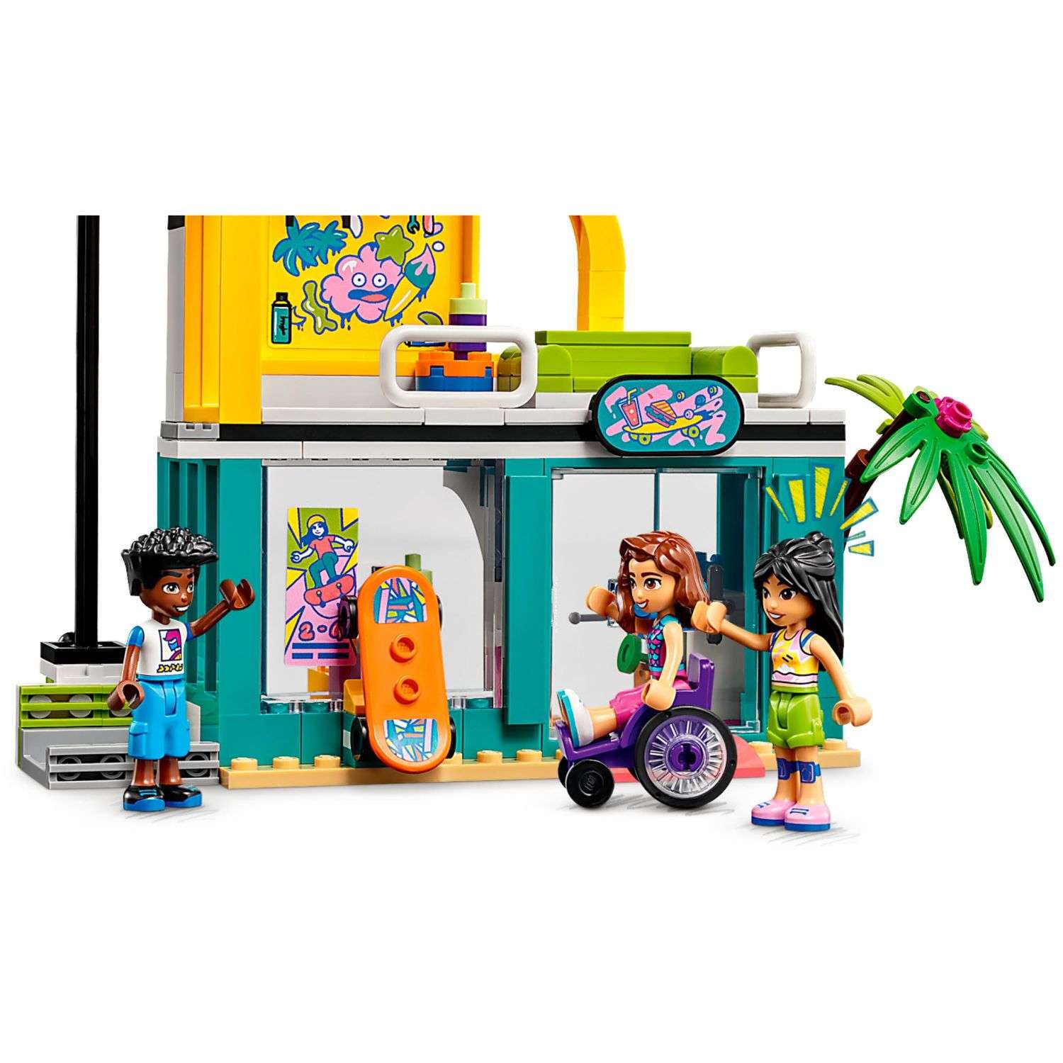 Lego friends 2024 skateboard park