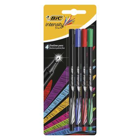 Ручка капиллярная BIC Интенсити 4цвета 942082