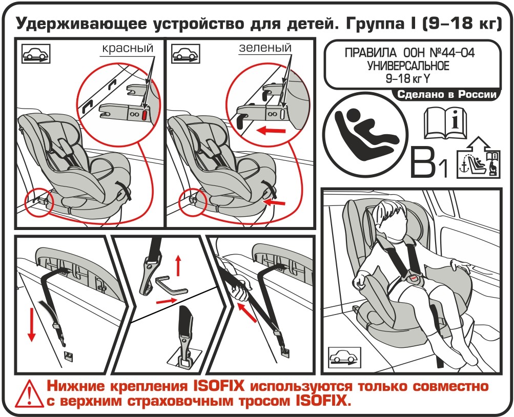 Автокресло Babyton Nord Fix 0+/I Mokko - фото 25