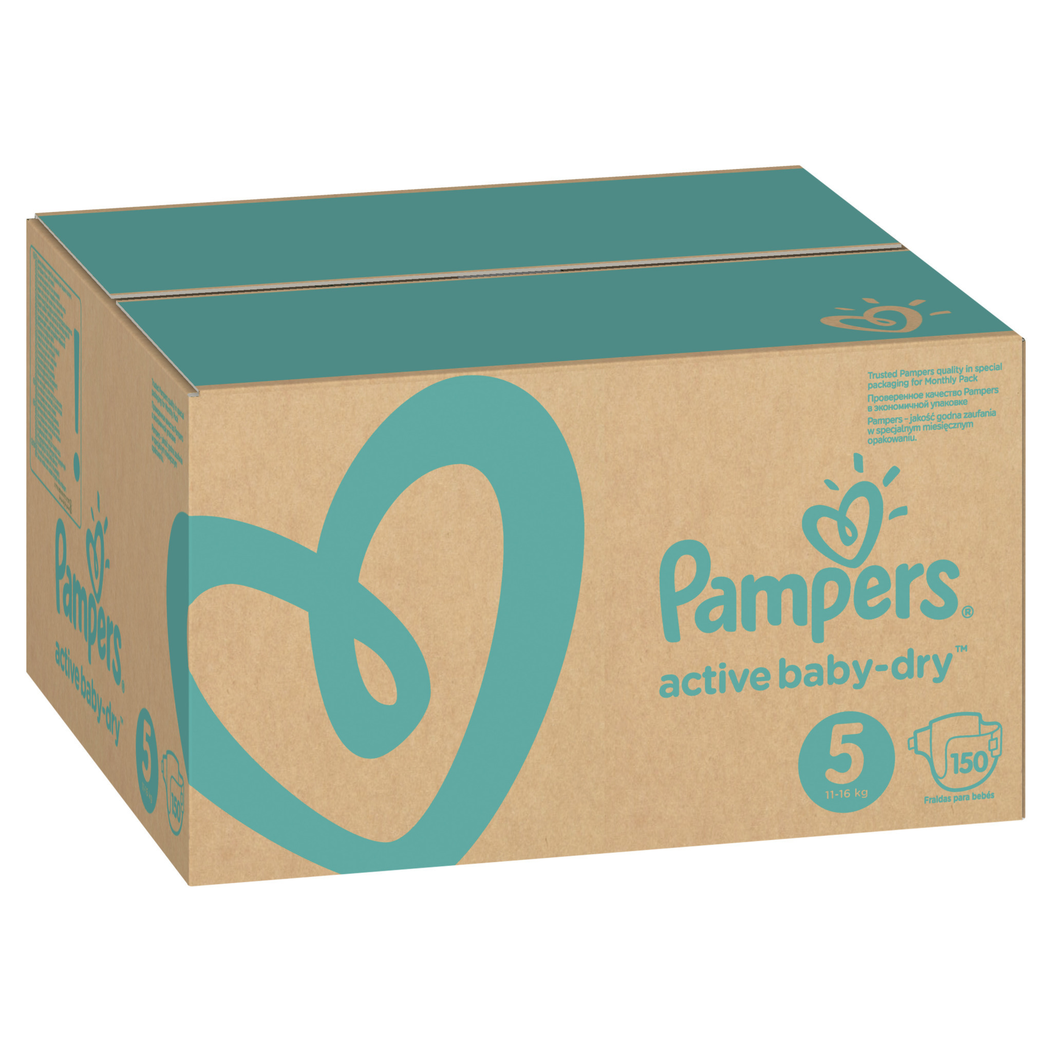 Подгузники Pampers Active Baby-Dry 5 11-16кг 150шт - фото 4