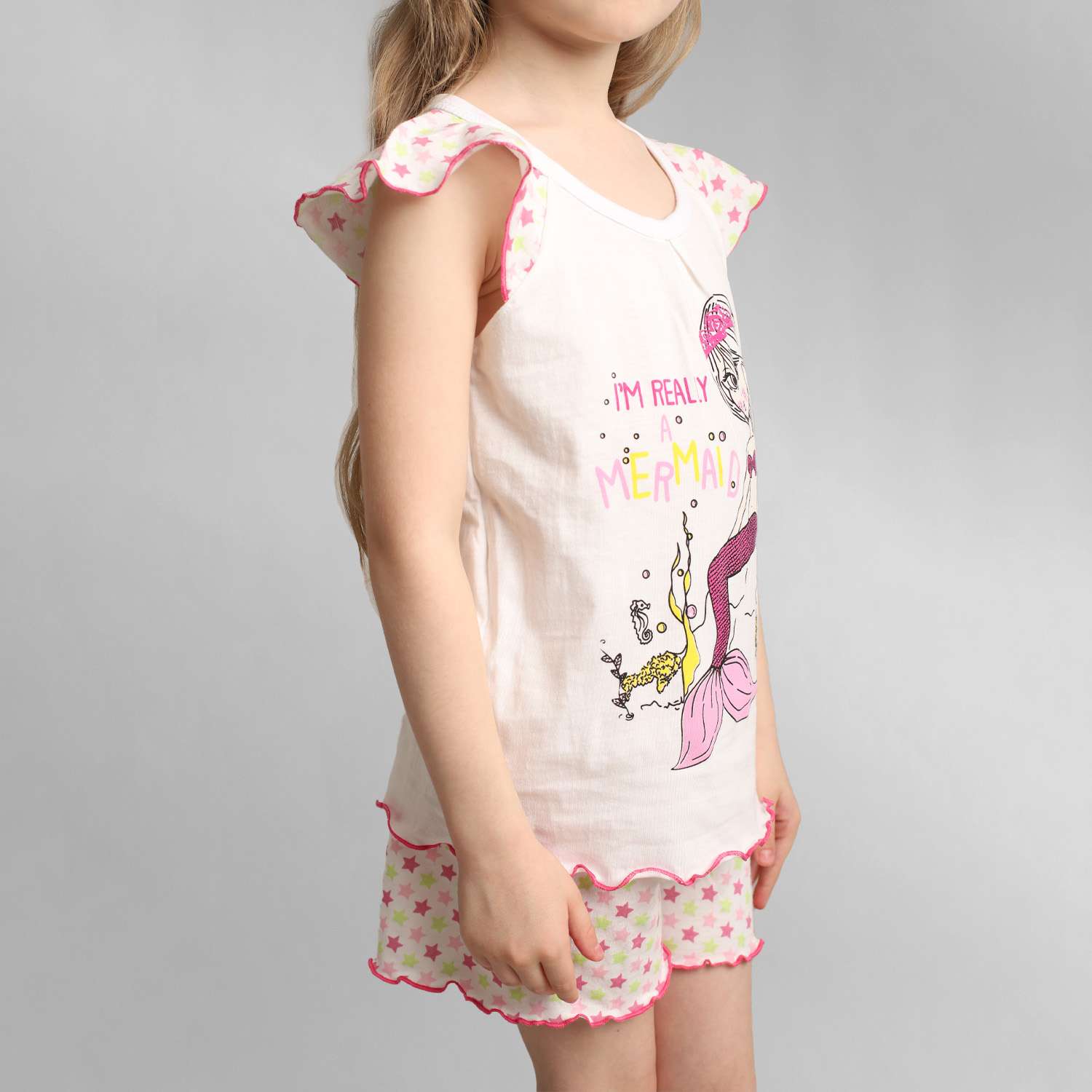 Пижама Babycollection 00-00028318молочный светло-розовый - фото 5