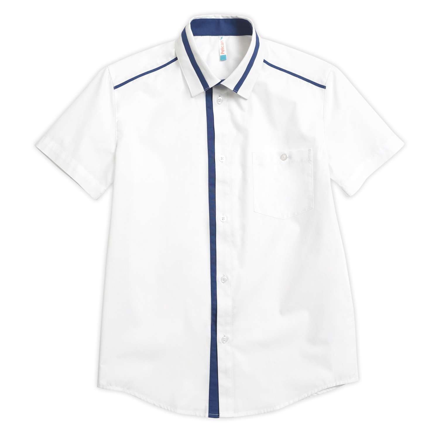 Рубашка PELICAN BWCT7101/Белый(2) - фото 1
