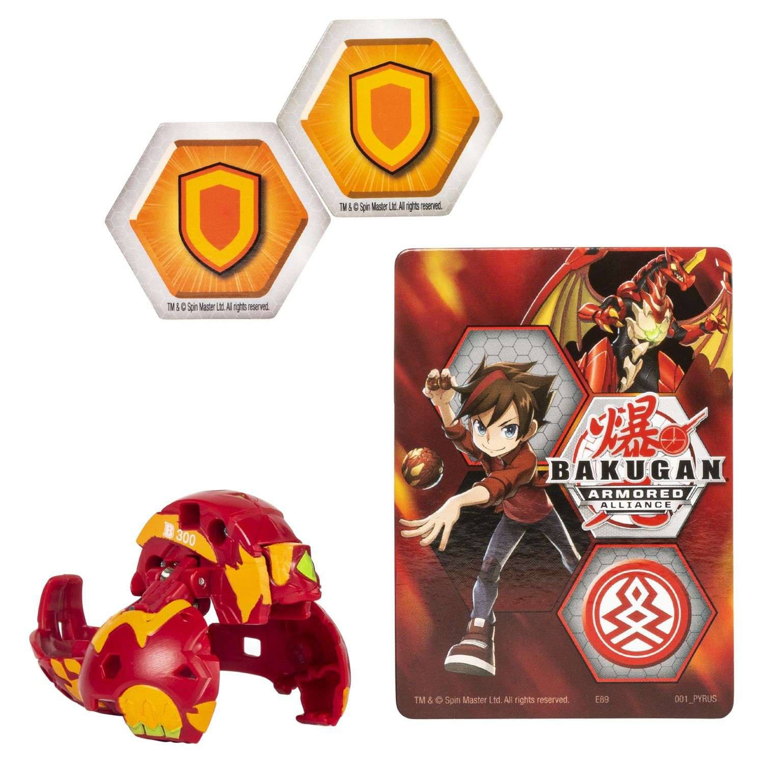 Фигурка-трансформер Bakugan S2 Fire Giant Red 6055868/20124094 - фото 1