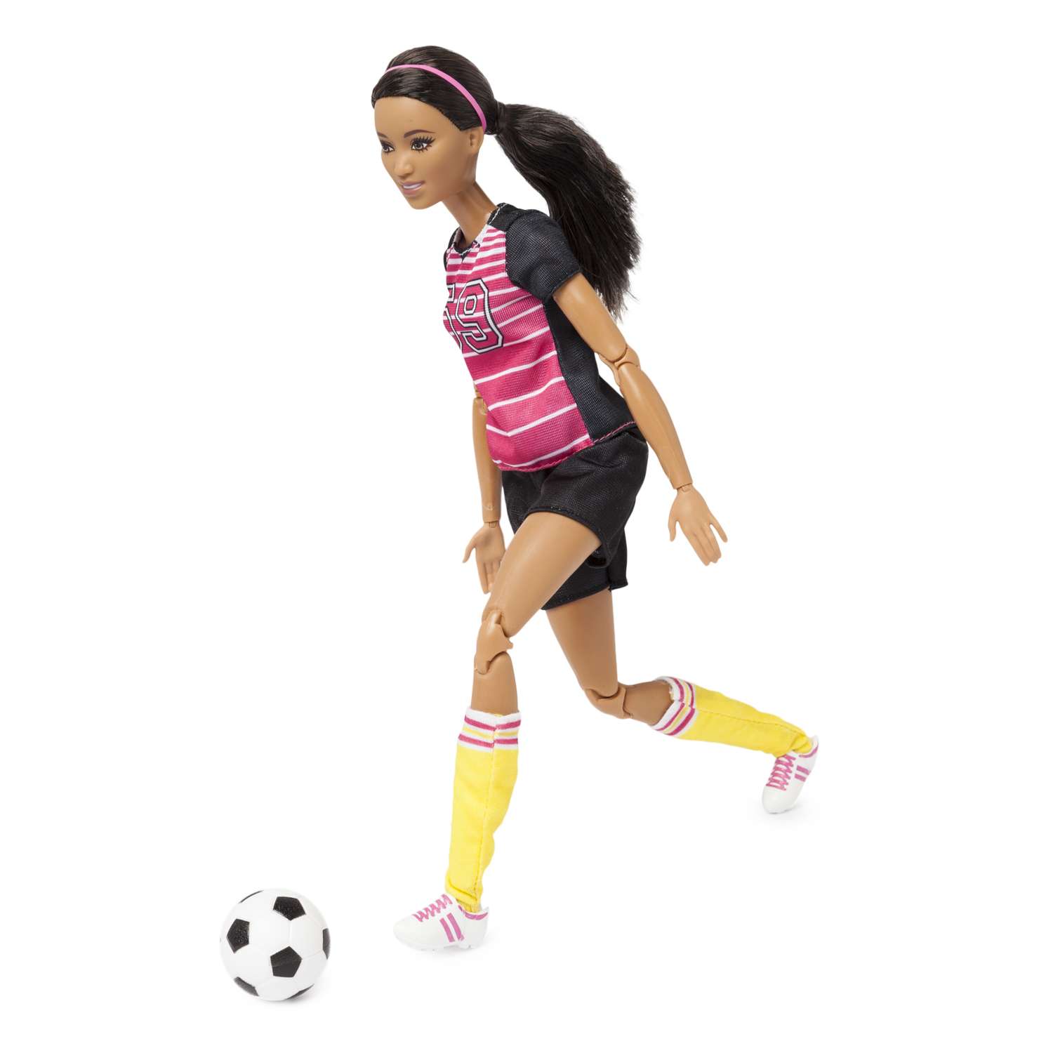 Куклы-спортсменки Barbie Безграничные движения Футболистка (Fcx82) DVF68 - фото 3