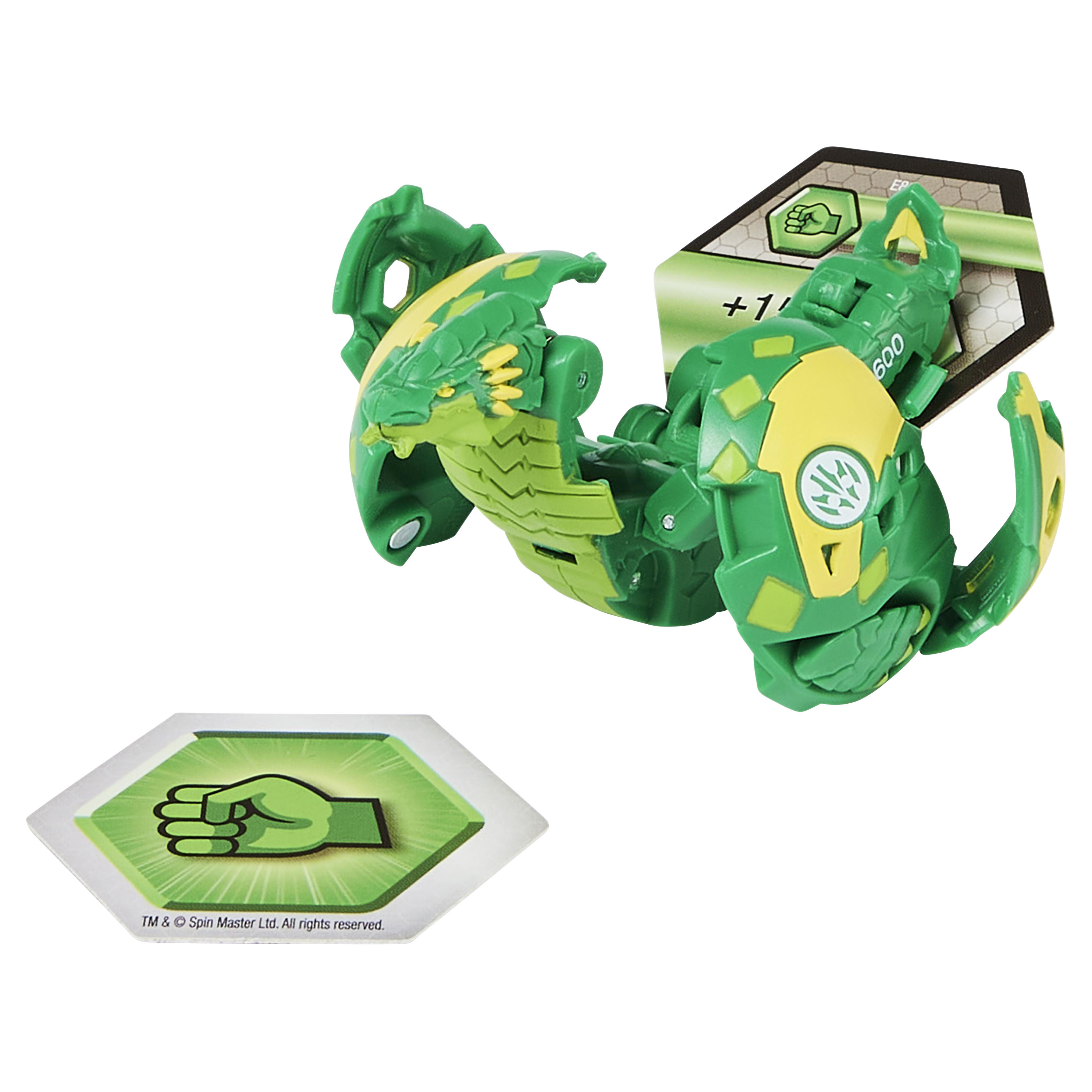 Фигурка-трансформер Bakugan S3 Ультра Smaug Green 6061538/20132923 - фото 2