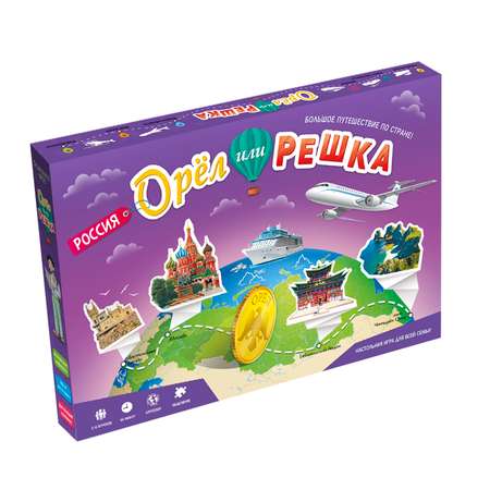 Настольная игра ГЕОДОМ Орел или решка Россия