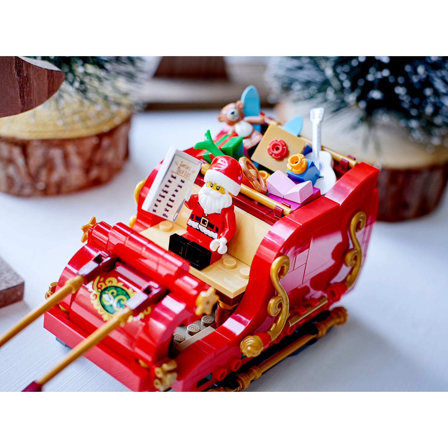 Конструктор LEGO Seasonal Сани Санты 40499 - фото 4