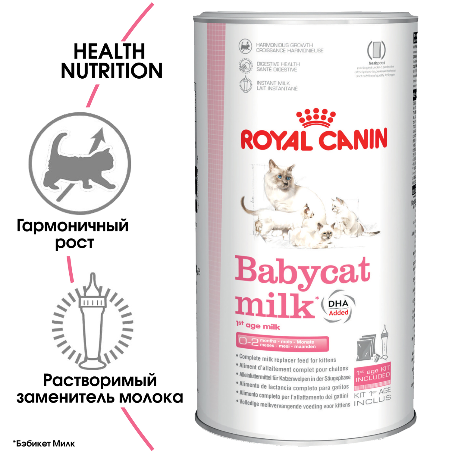 Заменитель молока ROYAL CANIN 300г для котят купить по цене 1536 ₽ с  доставкой в Москве и России, отзывы, фото