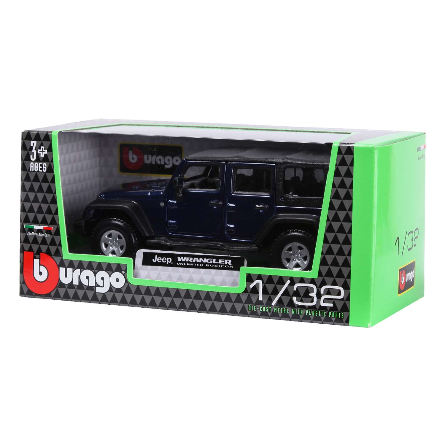 Машина BBurago 1:32 Jeep Wrangler Unlimited Rubicon 18-43012 18-43012 - фото 2