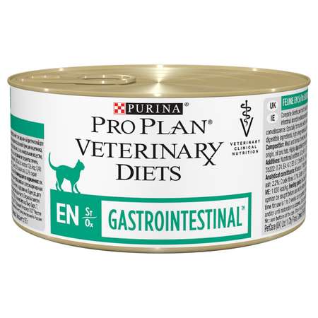 Корм для кошек Purina Pro Plan Veterinary diets ЕN при патологии ЖКТ консервированный 195г