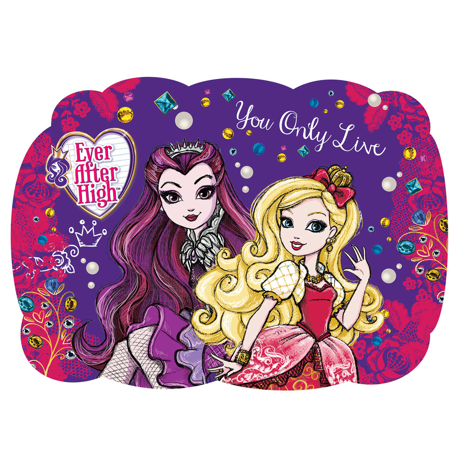 Подкладка Barbie для лепки фигурная 28*20 Ever After High - фото 1