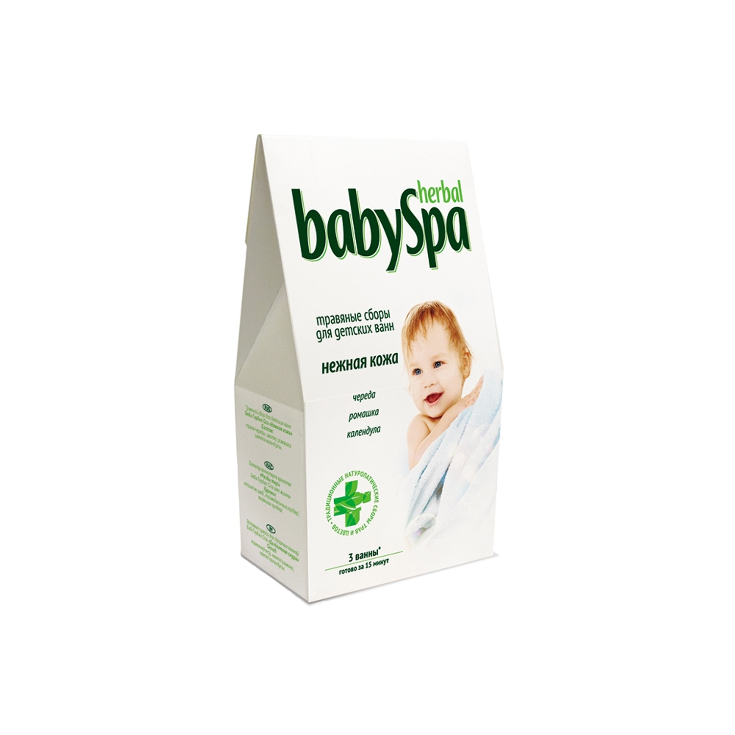 Травяной сбор для ванн Herbal Baby Spa «Нежная кожа» 45 г - фото 1