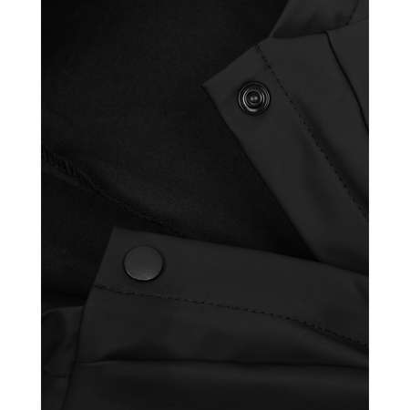 Дождевик-куртка для собак Zoozavr чёрный 35