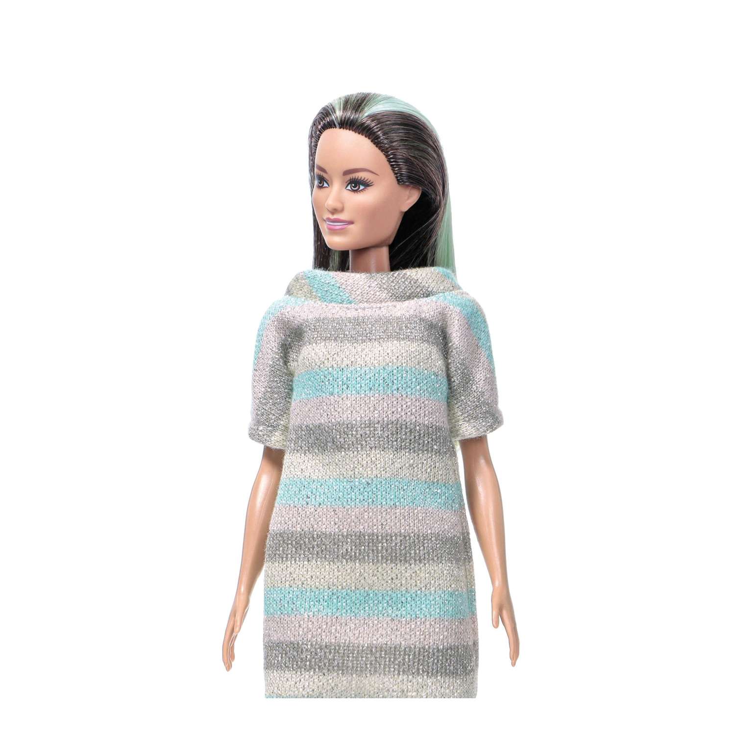 Набор одежды для кукол VIANA типа Барби 29 см Платье-туника колготки и гетры 11.306.2 - фото 4