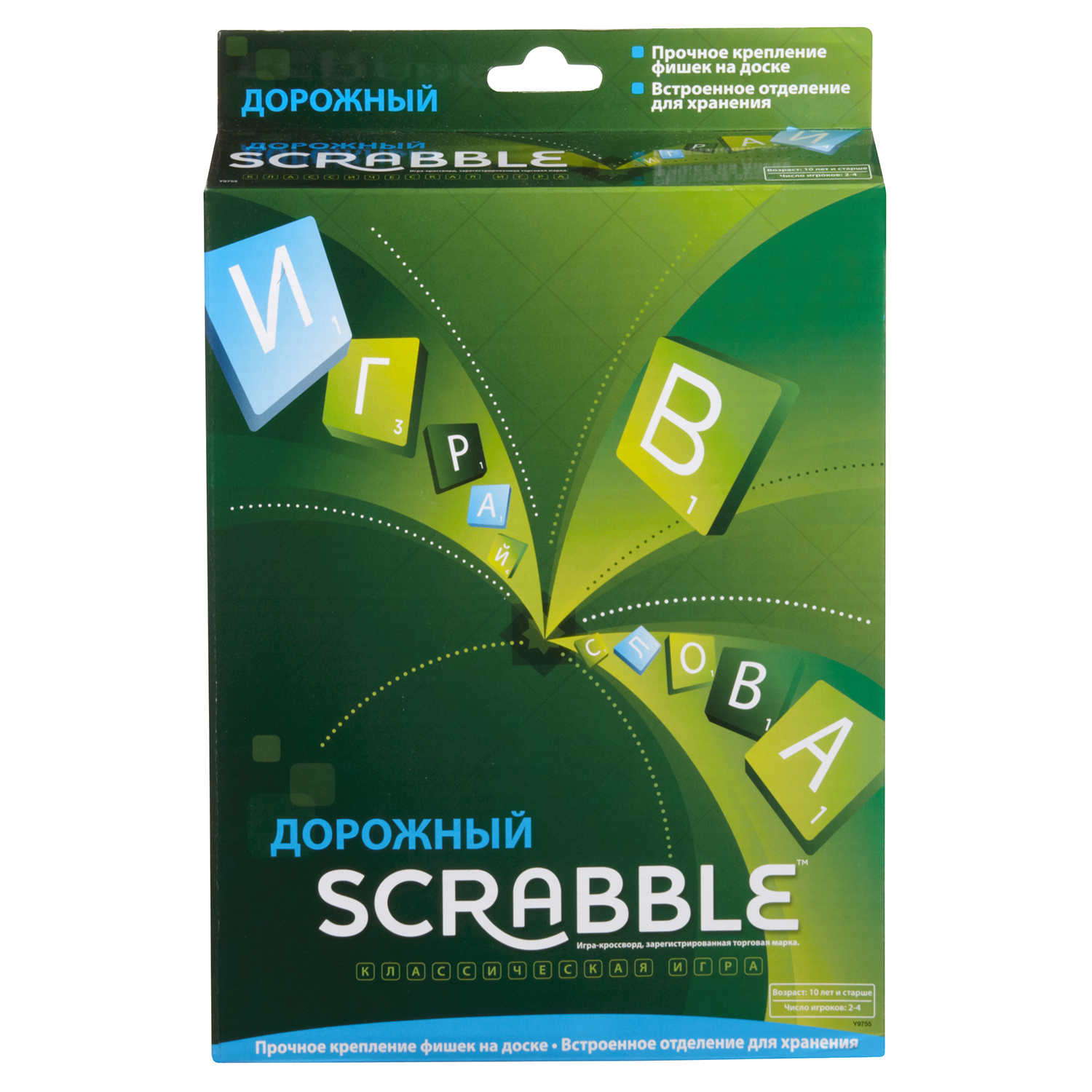 Игра настольная Scrabble Travel Y9755 купить по цене 419 ₽ в  интернет-магазине Детский мир