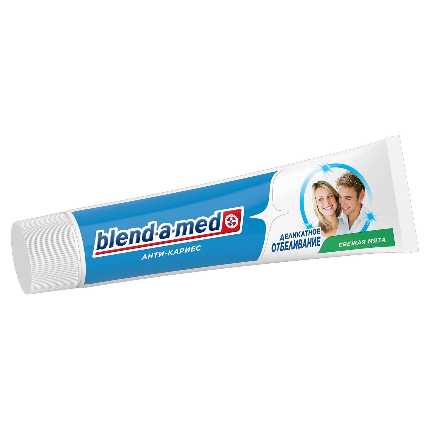 Зубная паста Blend-a-med Анти-кариес Деликатное отбеливание Свежая мята 100мл - фото 2