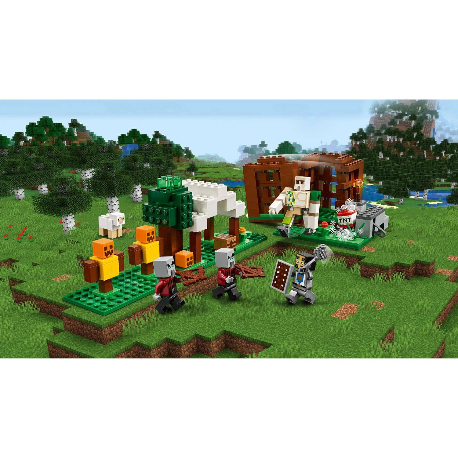 Конструктор LEGO Minecraft Аванпост разбойников 21159 - фото 9