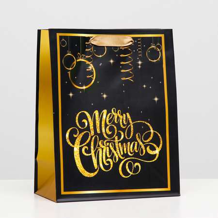 Пакет Sima-Land ламинированный «Merry christmas» 18×23×10