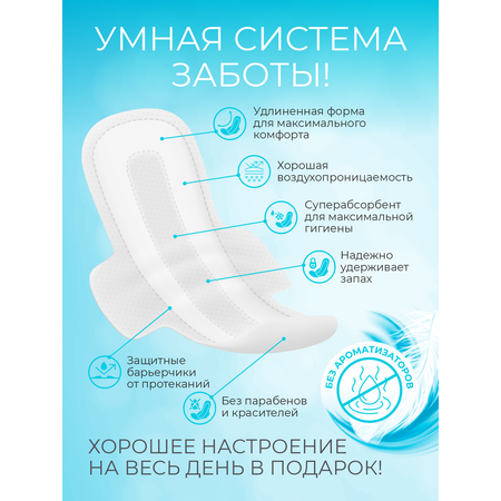 Прокладки впитывающие Extra Soft 32 шт Melitina Гигиенические 5 капель