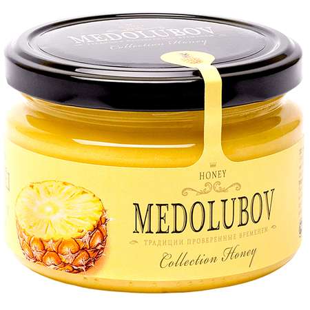 Мёд-суфле Медолюбов с ананасом 250мл