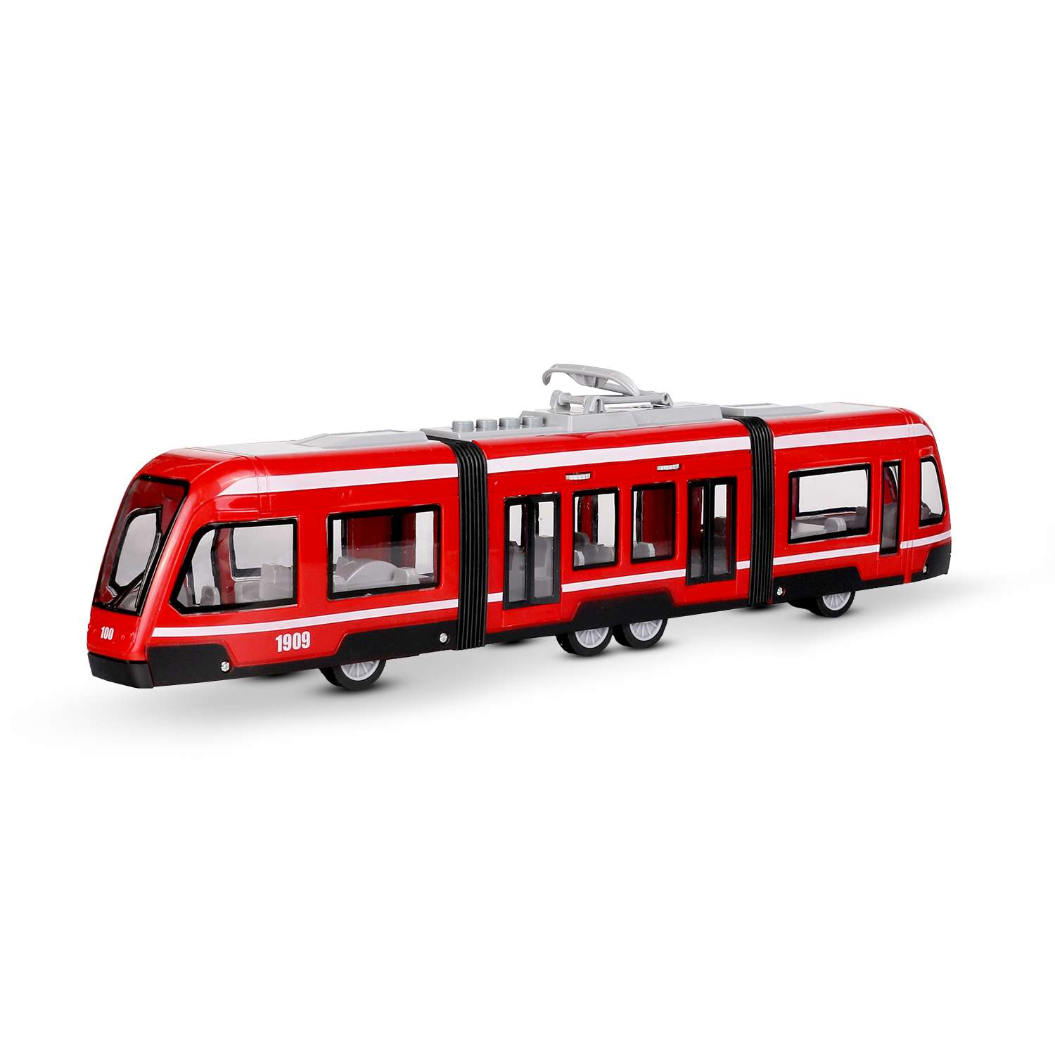 Модель Kid Rocks Трамвай масштаб 1:16 со звуком и светом YK-2105 - фото 2